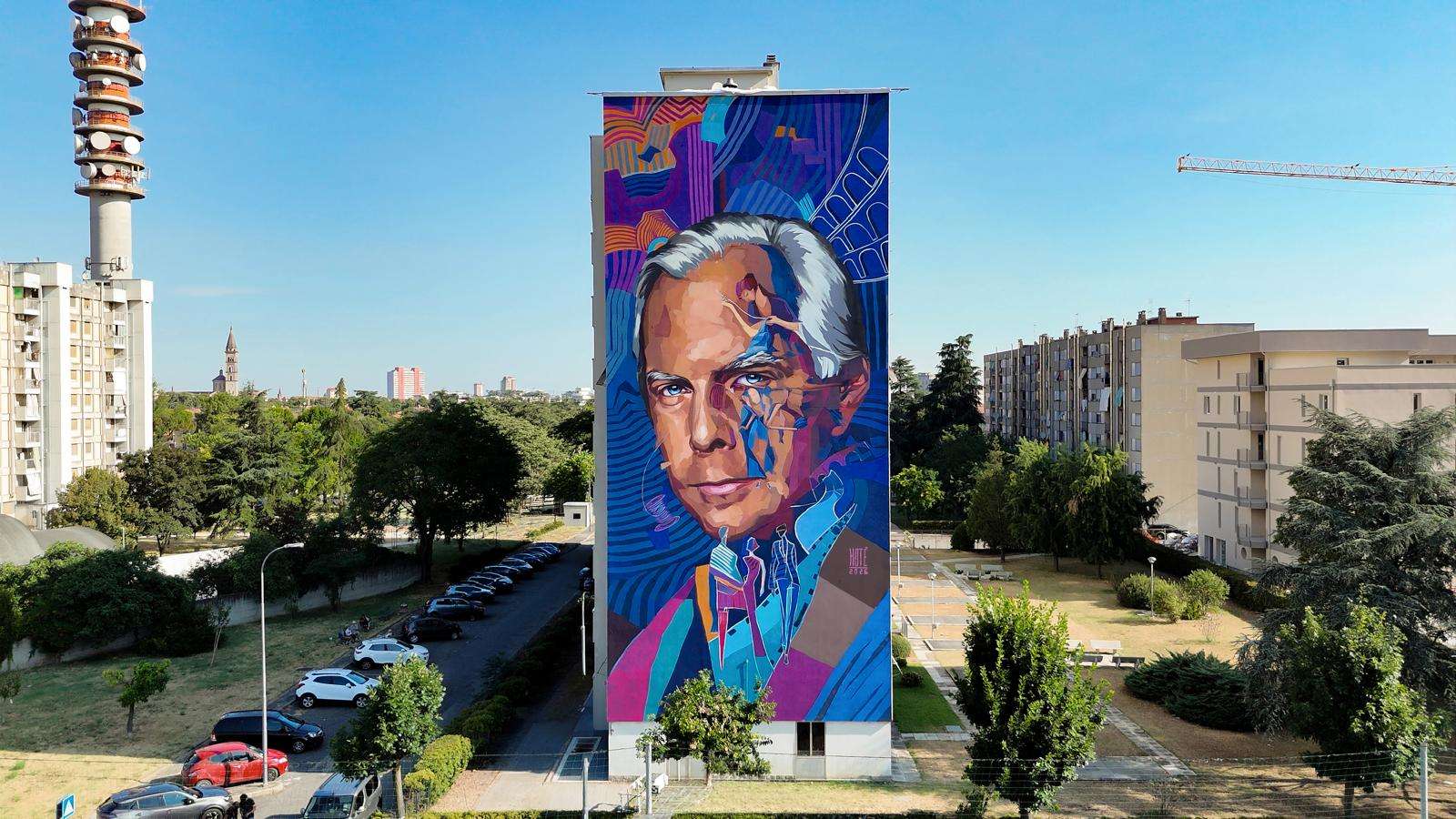 Scopri di più sull'articolo IL MURALE DEDICATO A GIORGIO ARMANI AUDIODESCRITTO